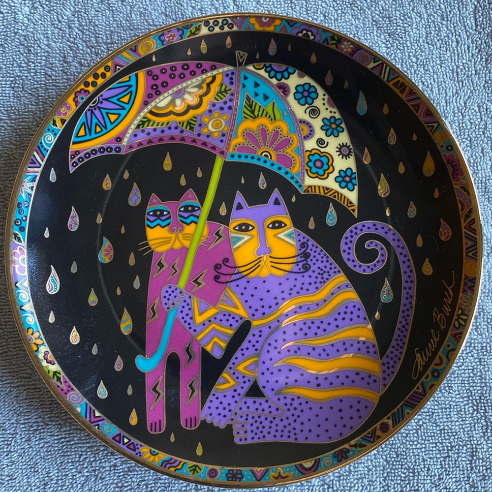 'Fair Weather Felines' LAUREL BURCH 1995 Limited Edition Porcelain